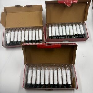 For Living Battery Operated taper Candle Set X 3 Works